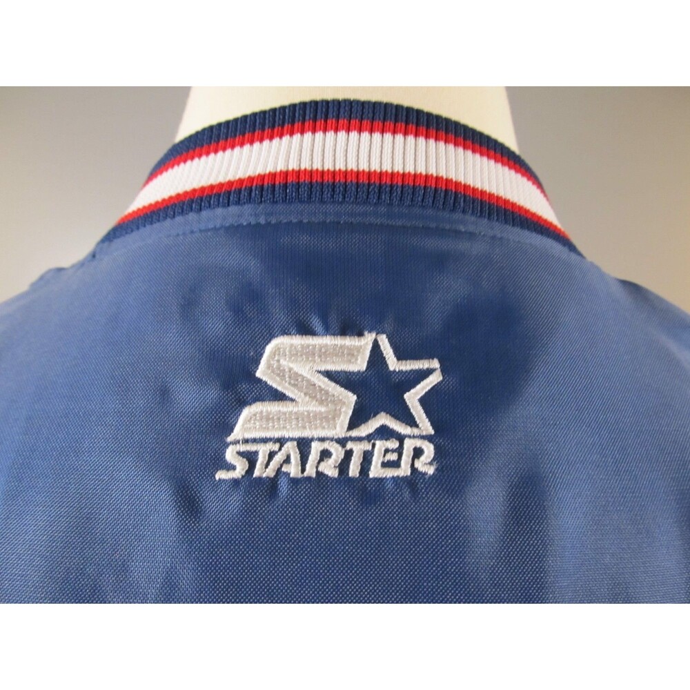 Starter UConn Huskies Pullover Blue XL Vintage 90s Y2K Korea Made Preowned Read - Picture 4 of 16